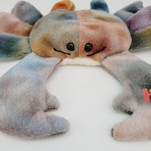 Ty Beanie Baby CLAUDE The Crab 4th/5th Gen 1996 8" PRISTINE TRUSTED SELLER NWT